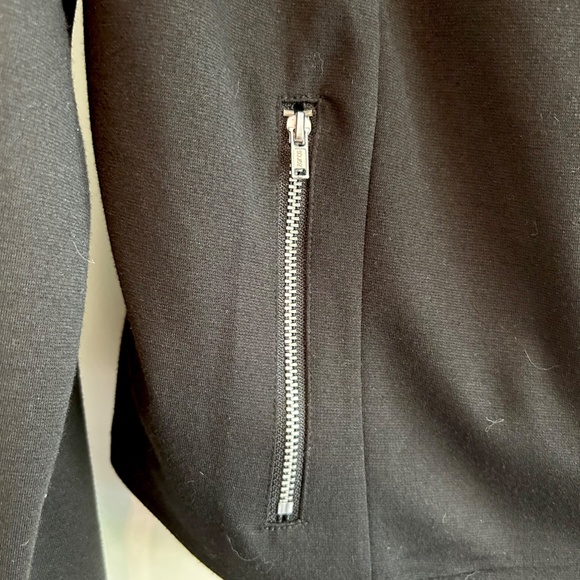 Black Fancy Moto Style Jacket. SUPER FAST SHIPPING - Picture 4 of 12